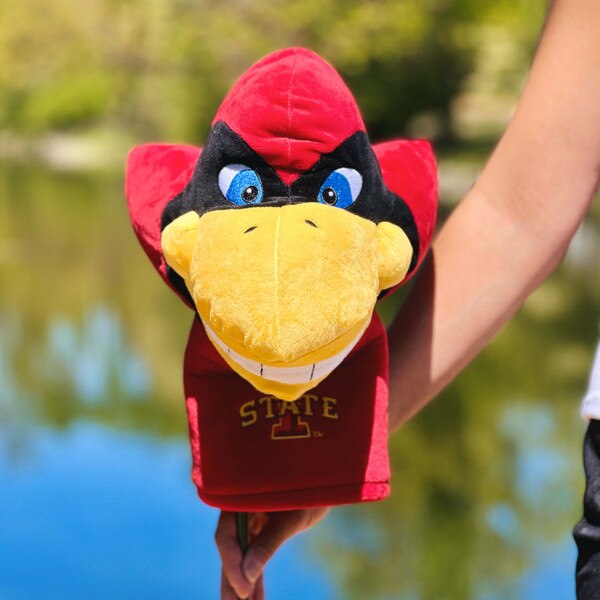 I-State Cardinal & Gold Cy Golf Head Cover (15"x8.5"x9")
